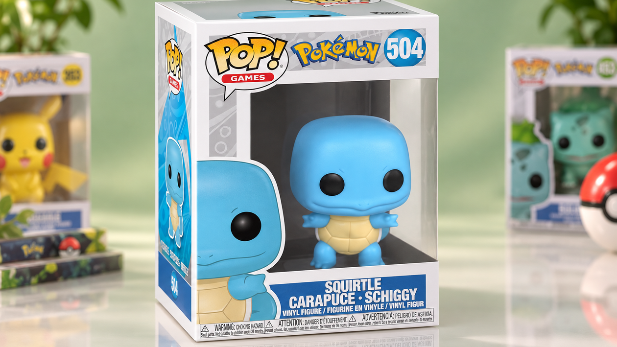 Immagine di Funko Pop Squirtle a 16€, il Pokémon da esporre senza spendere troppo