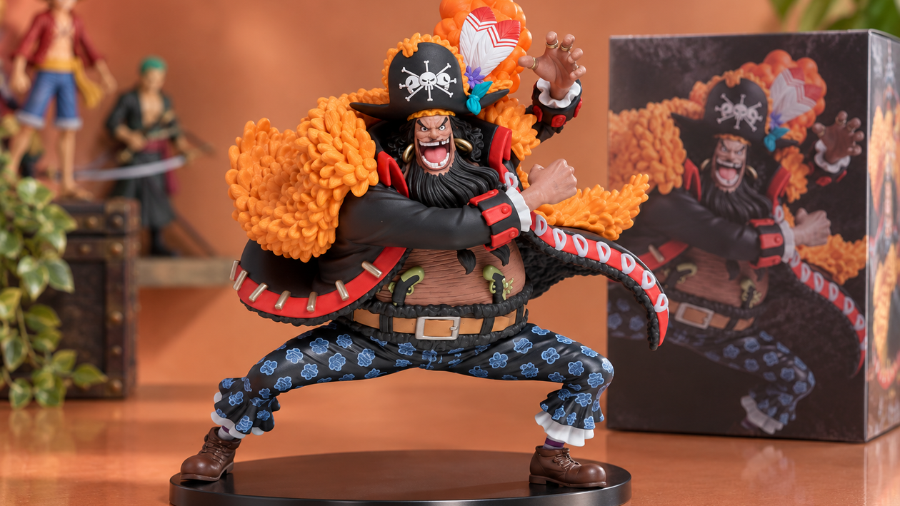 Immagine di Teach di One Piece entra in vetrina con la figure Banpresto da 30€