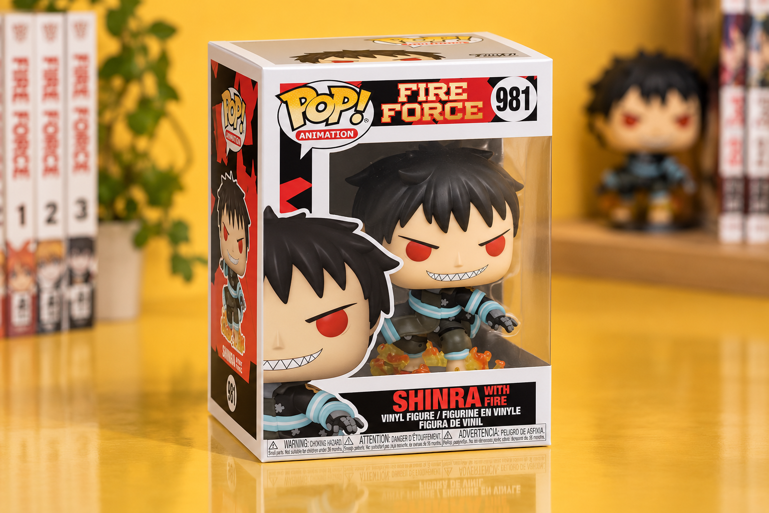Funko Pop Shinra Kusakabe a 16,14€, con l’effetto fiamma da esporre