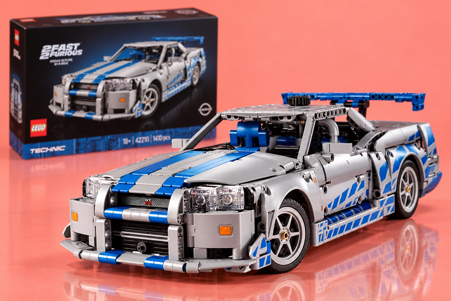 LEGO Technic Nissan Skyline GT-R a 125,99€, la R34 che può derapare