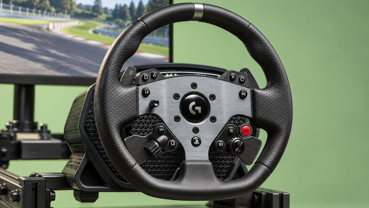 Immagine di Logitech G PRO Racing Wheel a 849,99€, 11 Nm per sentire ogni curva