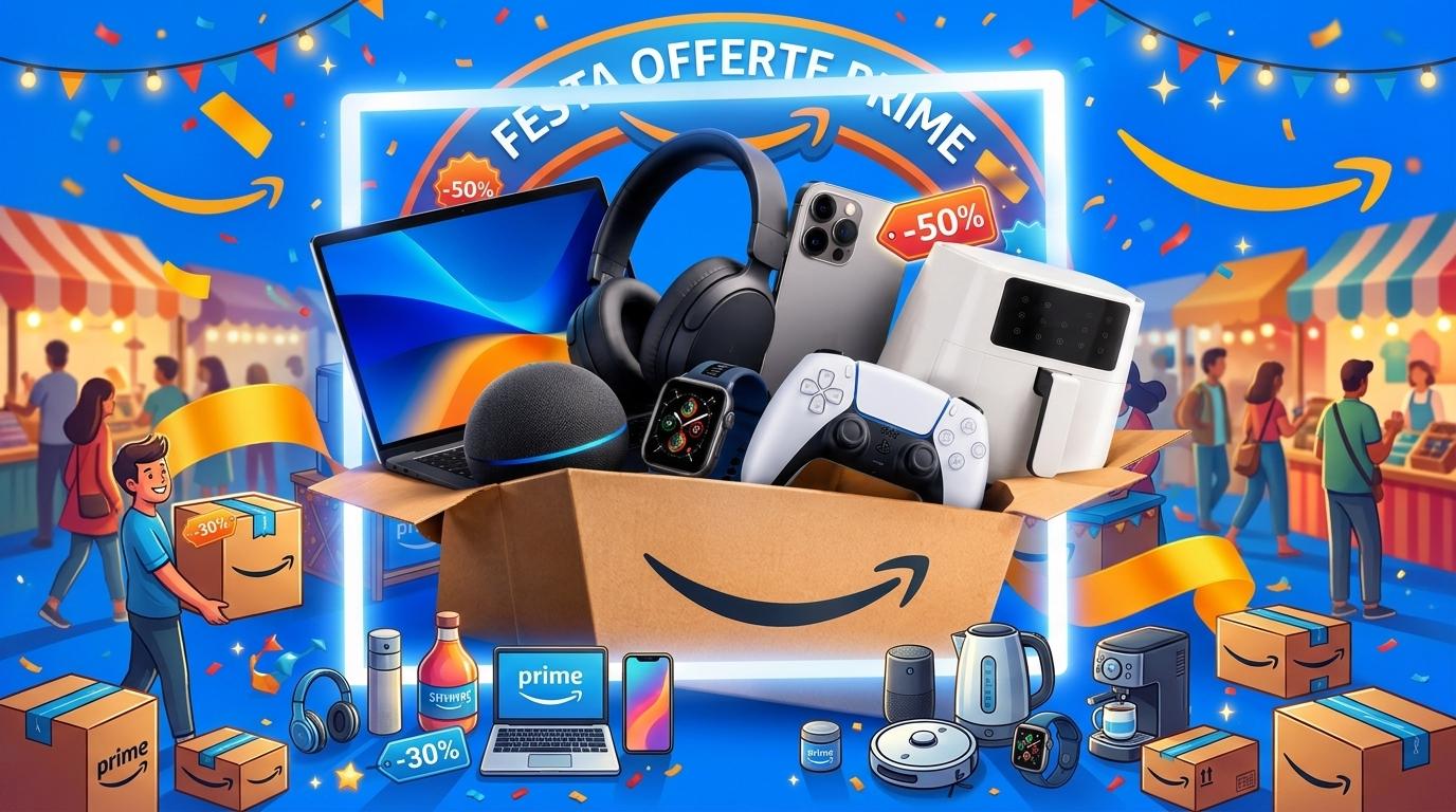 Festa delle Offerte Prime: i migliori sconti di Amazon raccolti in un'unica pagina