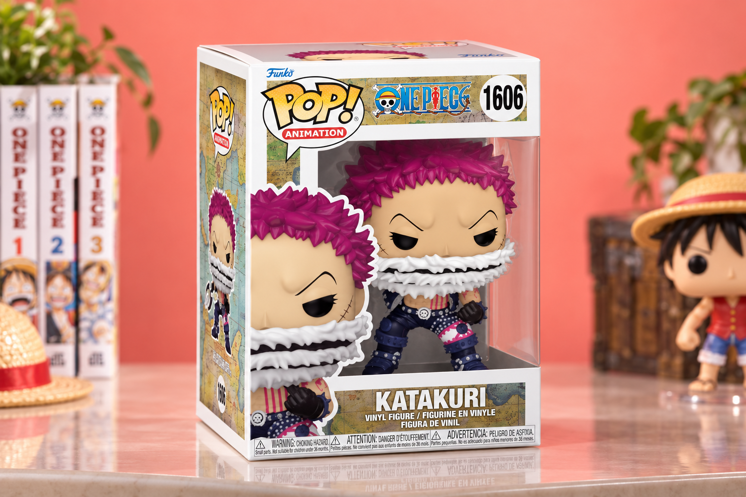 Funko POP! Katakuri a 14,90€ porta One Piece in vetrina senza ingombrare