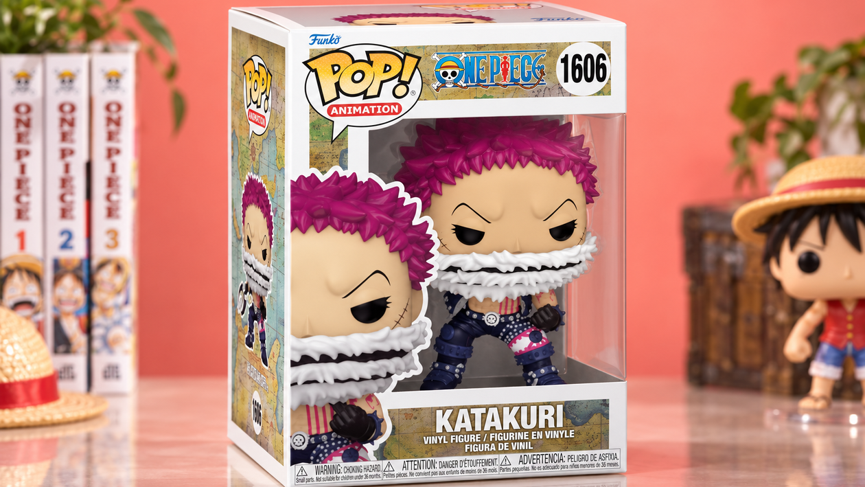 Immagine di Funko POP! Katakuri a 14,90€ porta One Piece in vetrina senza ingombrare