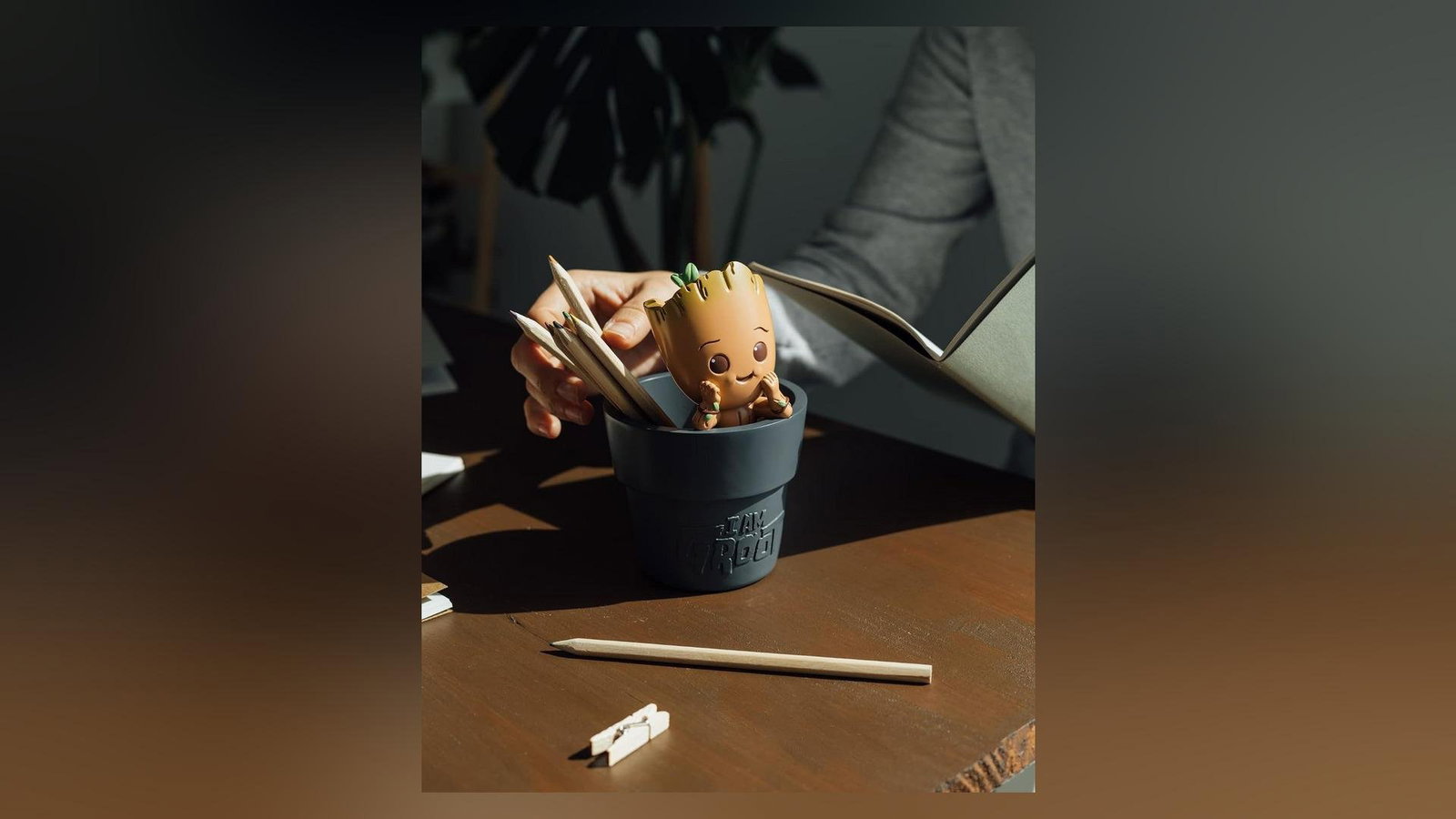 Anteprima: Portapenne Groot Marvel a 16,90€, il gadget che mette ordine con stile