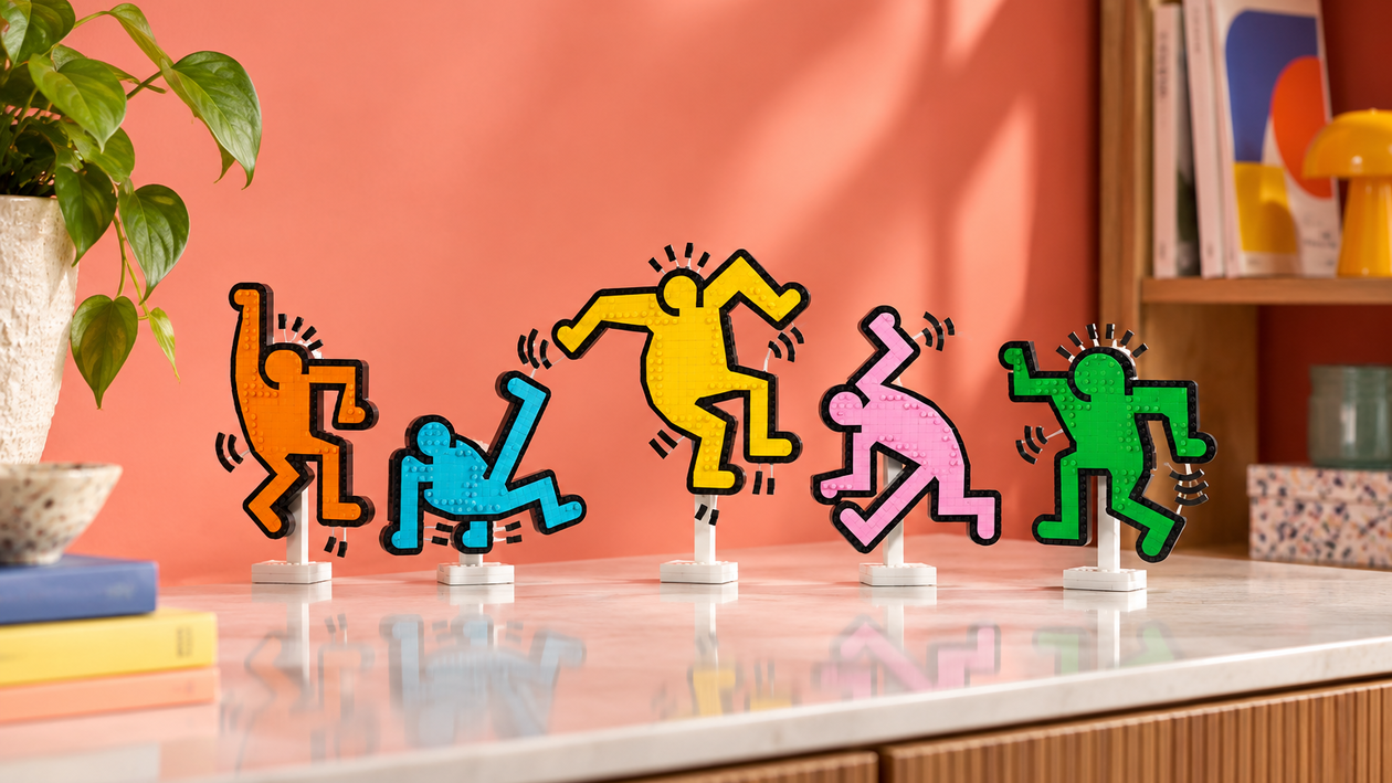 Immagine di LEGO Art Keith Haring a 99€, cinque figure pop che meritano la parete