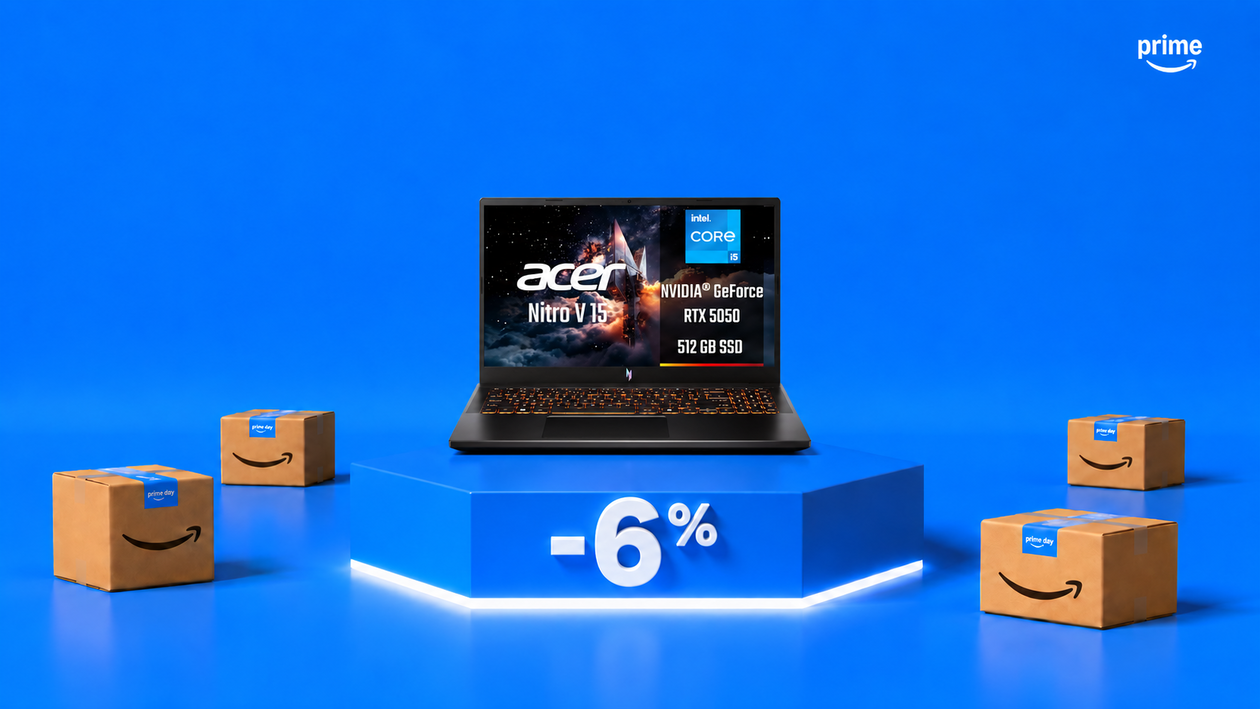 Immagine di Acer Nitro V 15 a 849€, il notebook per giocare anche fuori casa