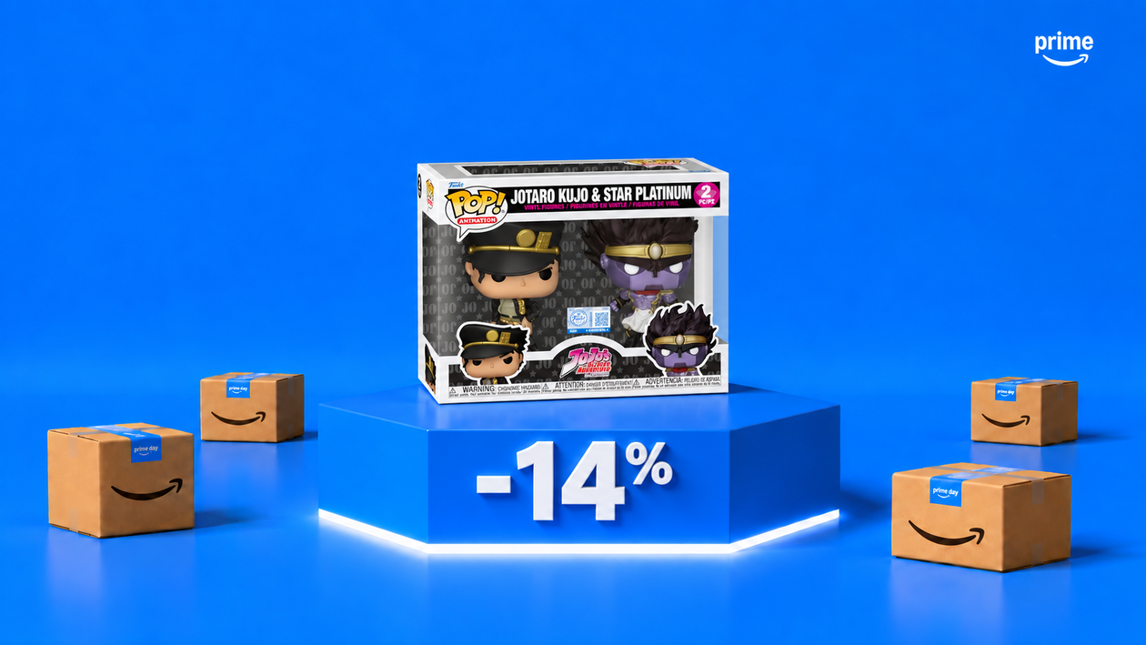 Immagine di Funko POP! Jotaro Kujo & Star Platinum 2-Pack a 18€, il minimo di sempre