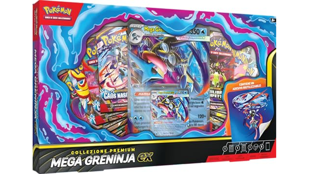 Immagine di Collezione premium Mega Greninja-ex a 30,49€, per i fan Pokémon