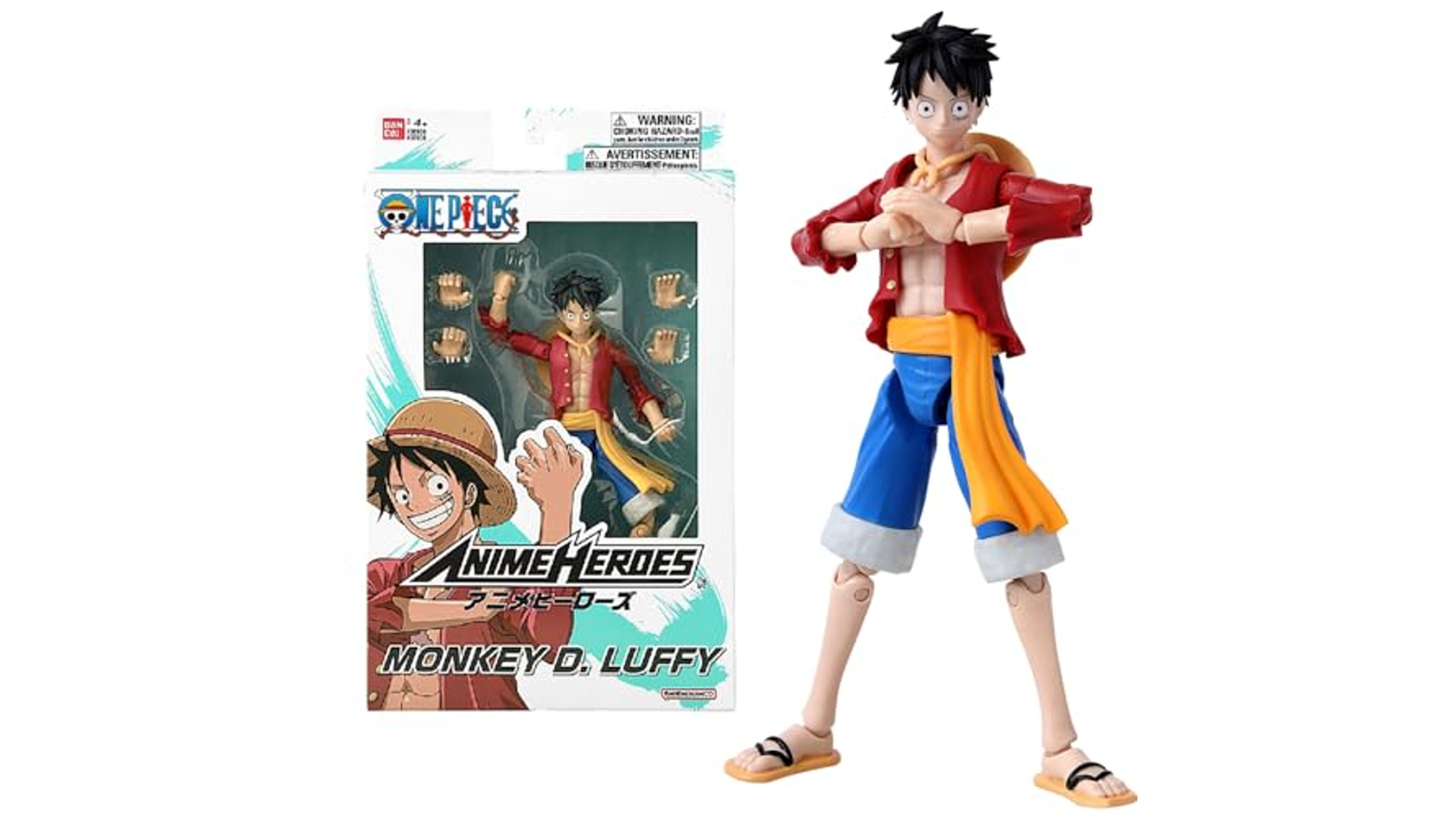 Bandai Anime Heroes One Piece Monkey D. Luffy a 18,99€, il minimo di sempre