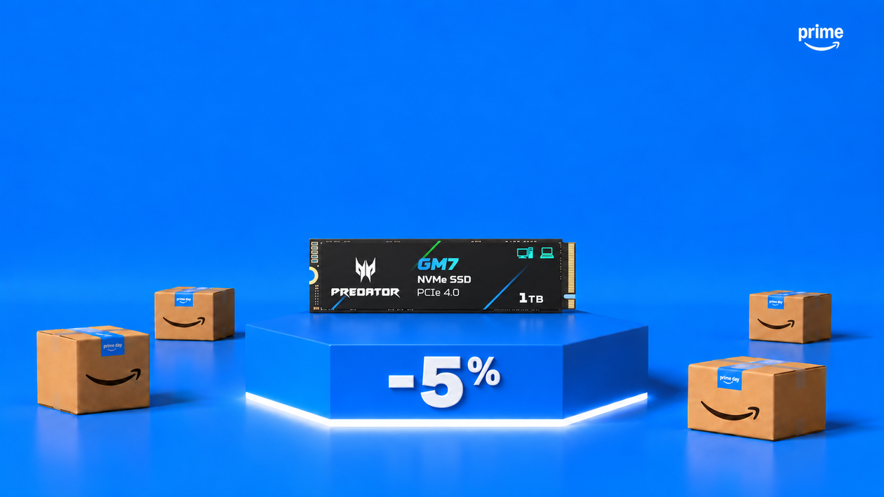 Immagine di Predator GM7 da 1TB a 151,99€, più spazio per installare i giochi
