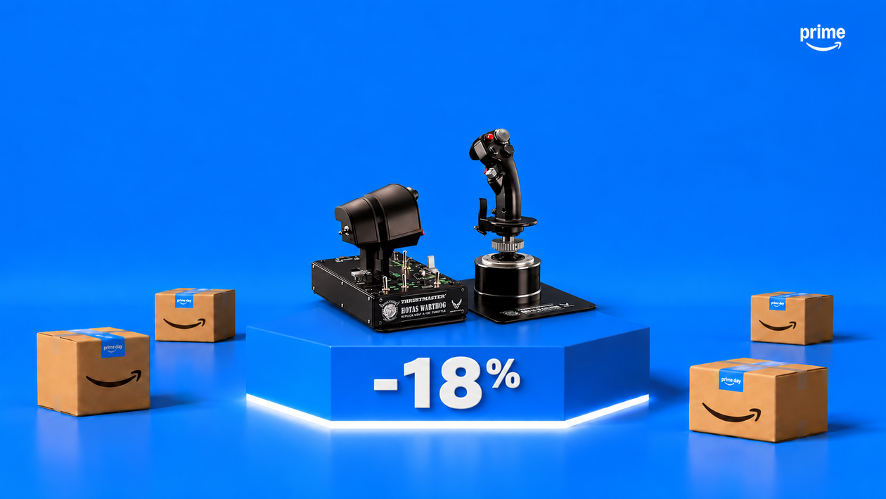 Immagine di Thrustmaster HOTAS Warthog a 449,99€, per pilotare nei simulatori