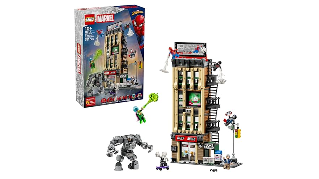 Immagine di LEGO Marvel Spider-Man vs. Mysterio: il Daily Bugle a 87,99€, da costruire