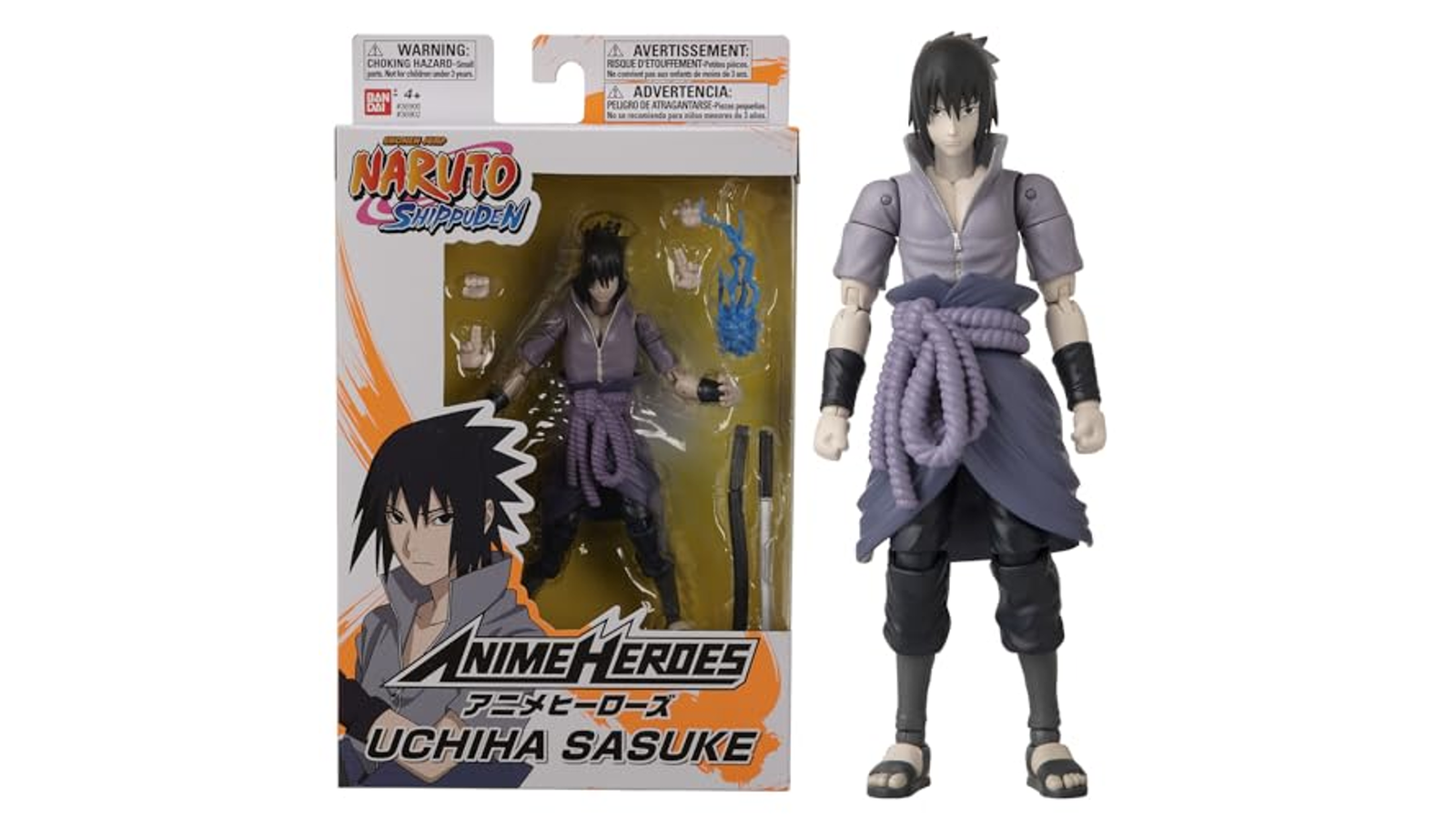Bandai Anime Heroes Sasuke Uchiha a 17,99€, da esporre in vetrina