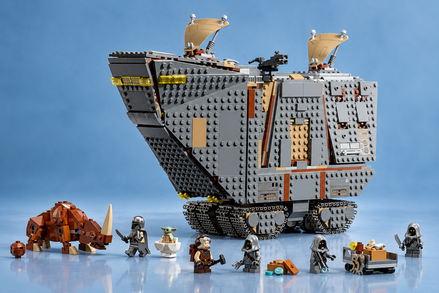 LEGO Star Wars Sandcrawler da 199,99€ a 159,90€, fa scena in vetrina