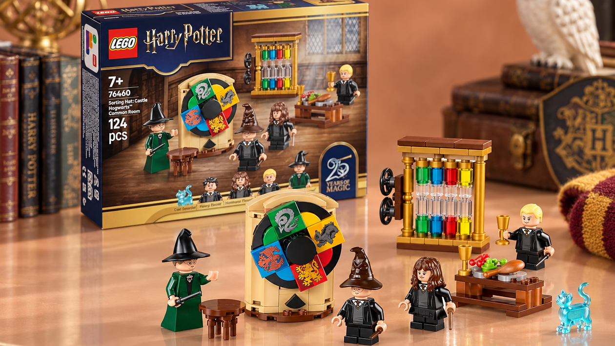 Immagine di LEGO Harry Potter 76460 a 14,24€, il Cappello Parlante sceglie la Casa