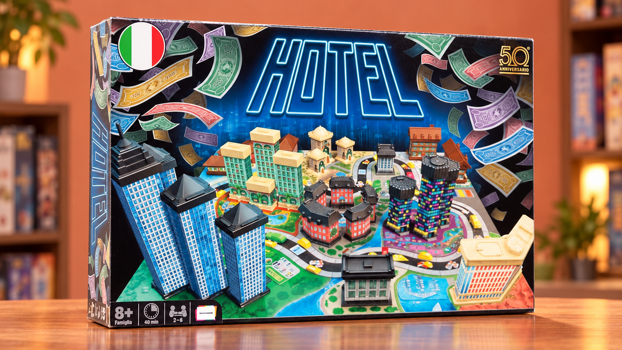 Immagine di Asmodee HOTEL a 23,99€, la nuova versione è al minimo storico