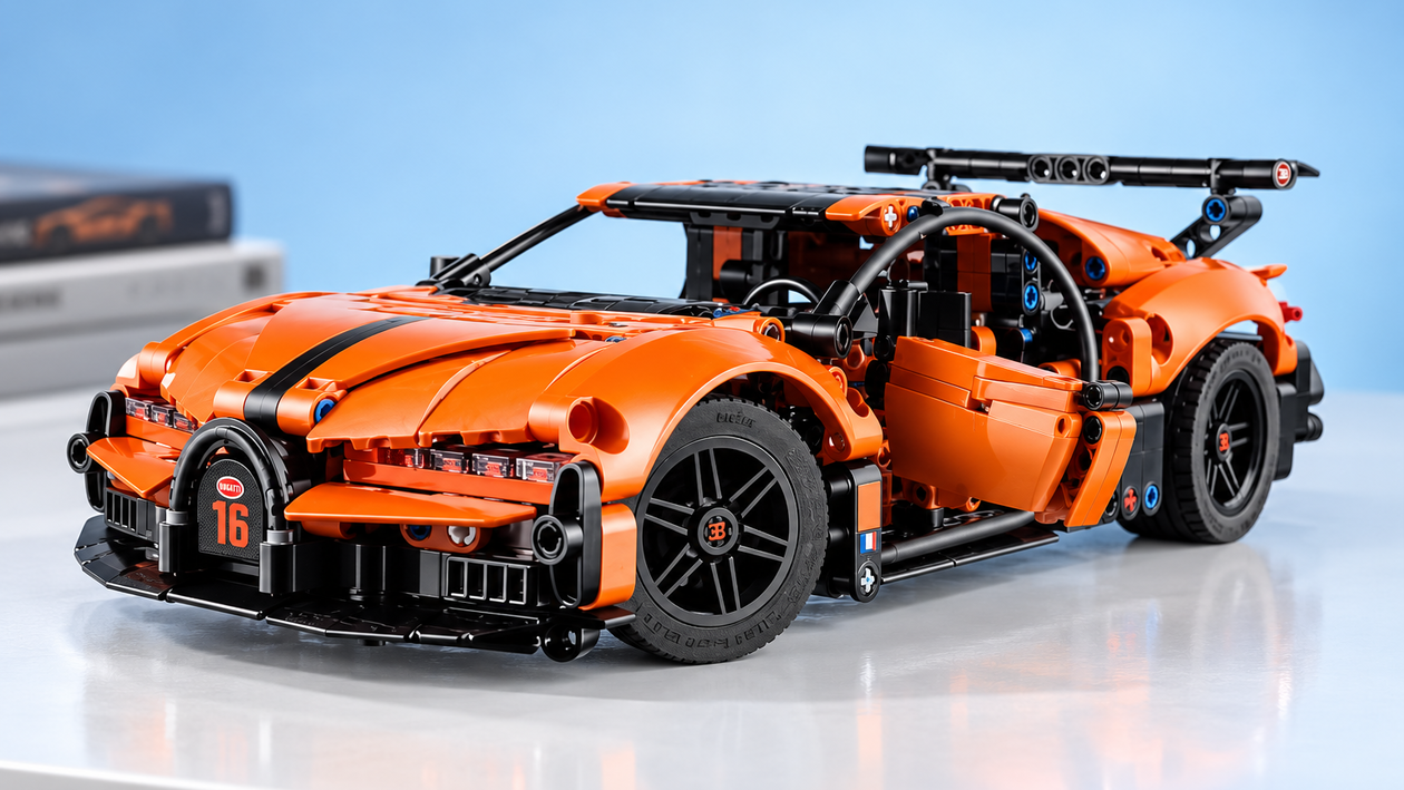 Immagine di La Bugatti Chiron di LEGO Technic costa 45,49€, il minimo di sempre