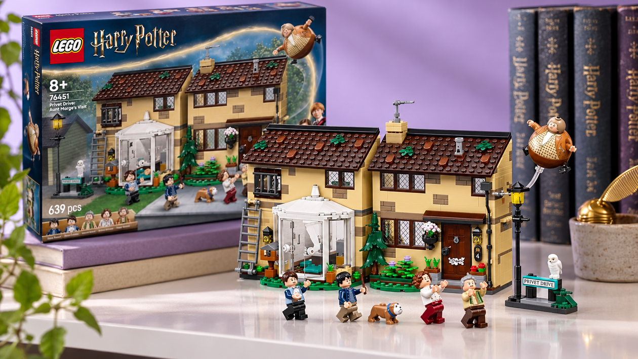 Immagine di LEGO Harry Potter Privet Drive al minimo: 62,99€ con zia Marge gonfiata