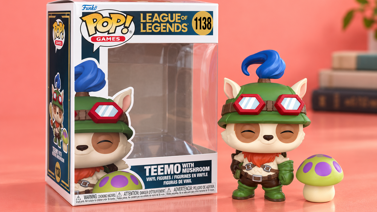 Immagine di Funko Pop Teemo con Shroom, un regalo da 11,20€ per i fan di League of Legends