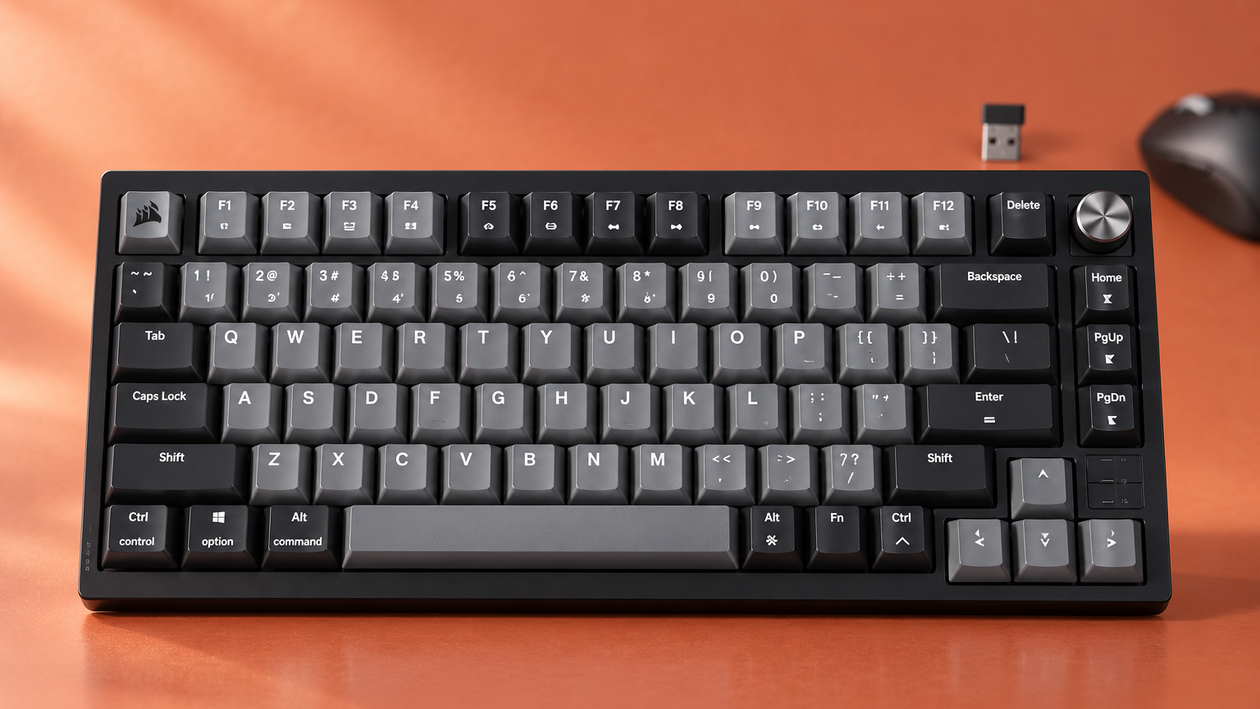 Immagine di Corsair K65 PLUS WIRELESS, meno ingombro e niente cavo a 109,99€