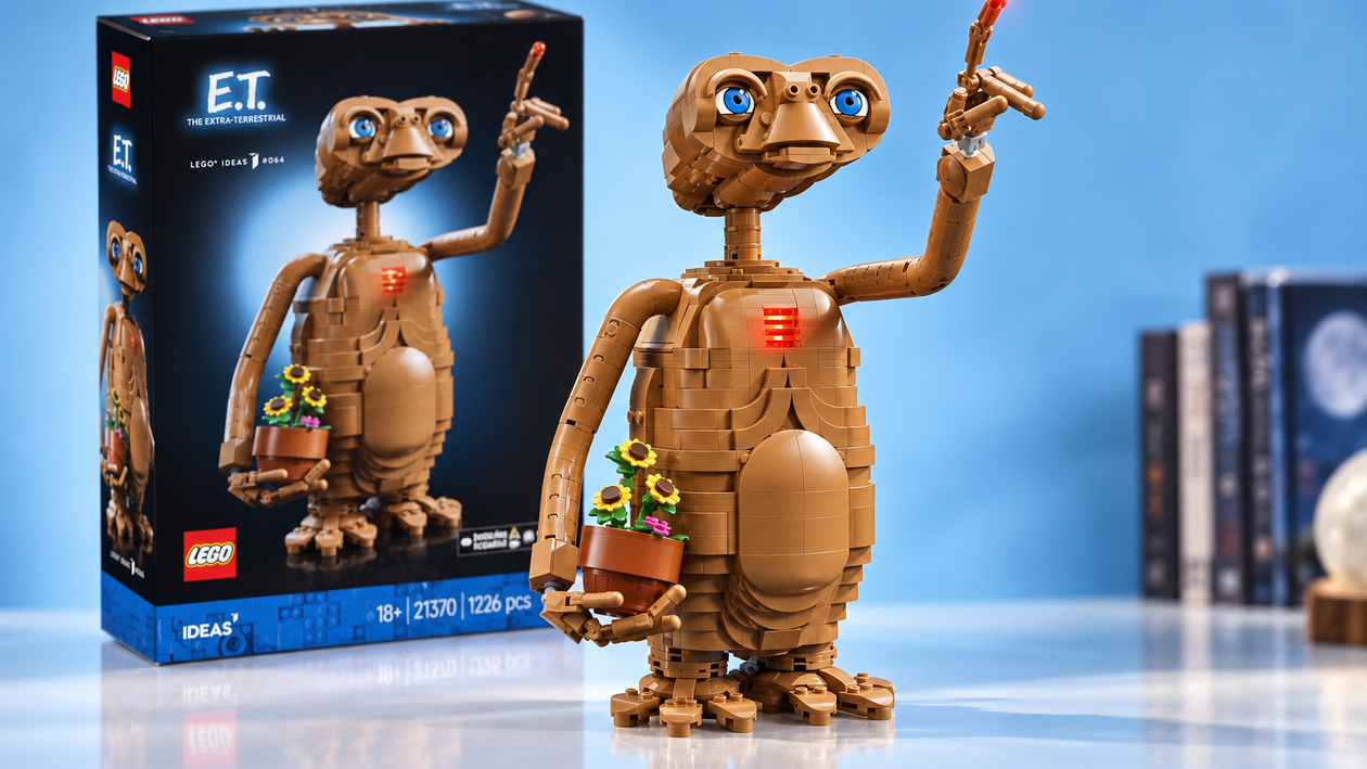 Immagine di LEGO Ideas E.T. da 129,99€ a 90,99€, con il cuore che si illumina