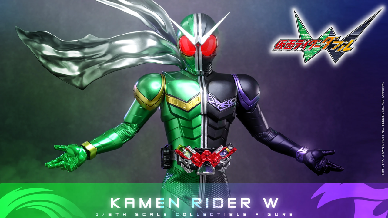 Kamen Rider W: la nuova action doll Hot Toys in scala 1/6 arriva nel 2027
