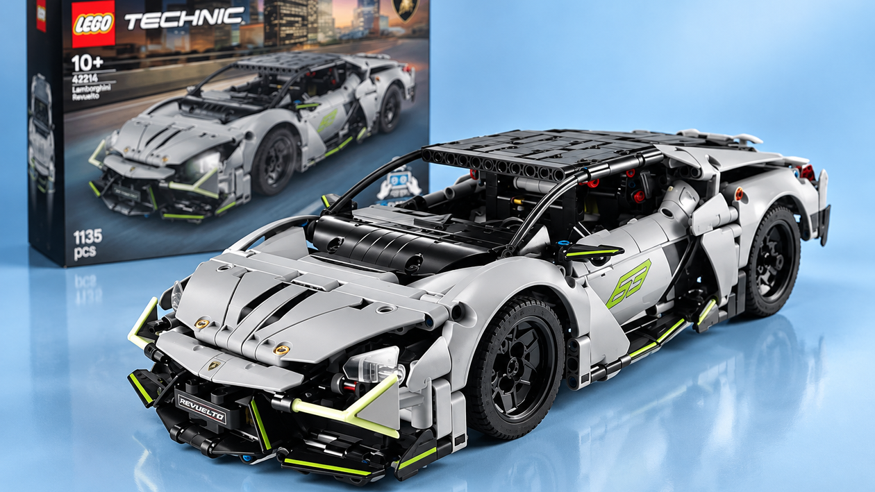 Immagine di LEGO Lamborghini Revuelto da 179,99€ a 125,99€, la costruisci e la guidi
