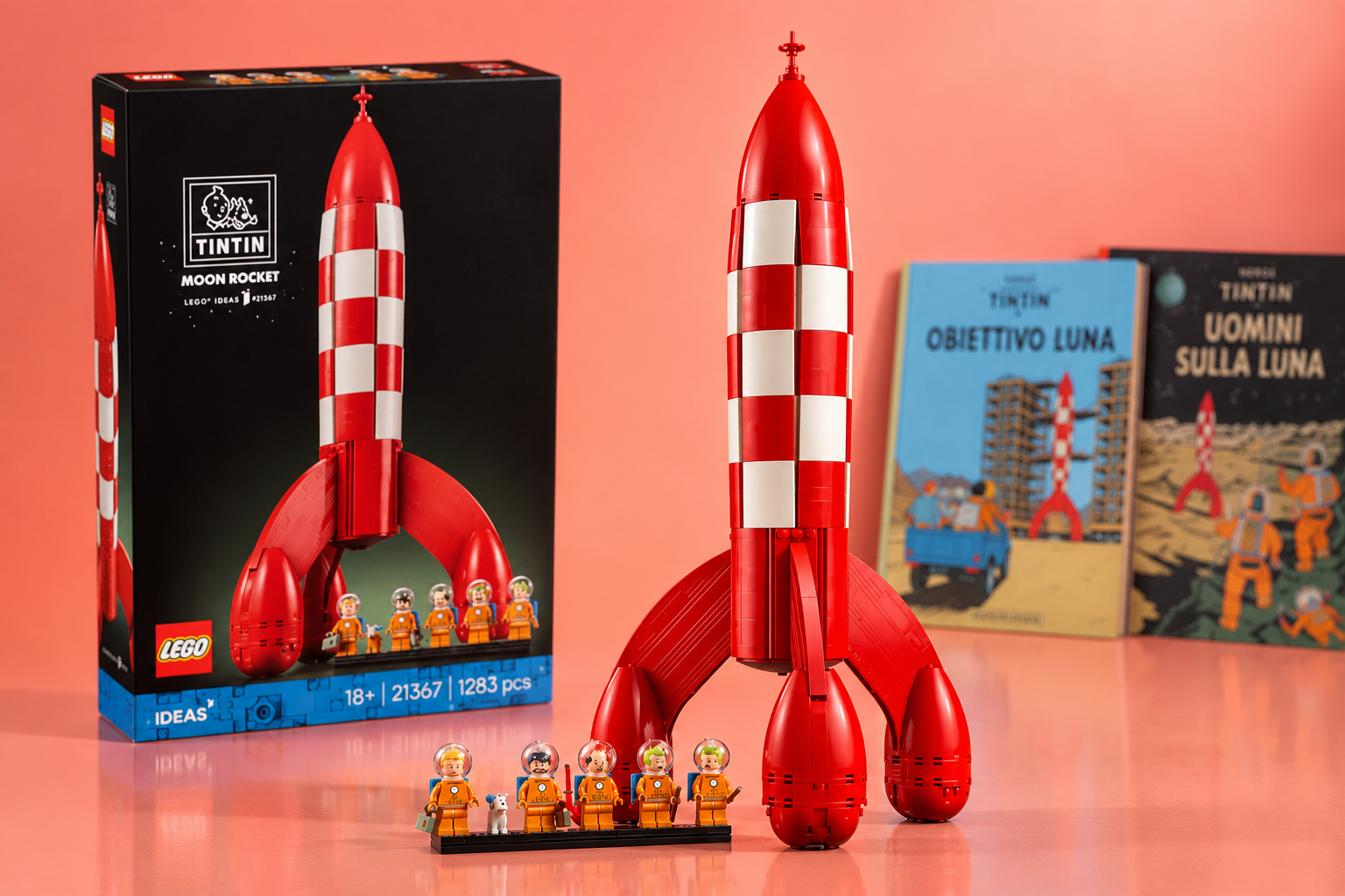 Anteprima: LEGO Ideas Razzo lunare di Tintin, un classico da esporre a 111,99€