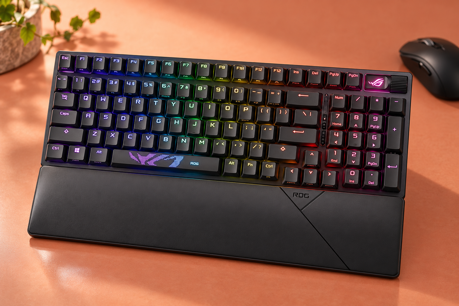 Copertina: ASUS ROG Strix Scope II 96 Wireless, più spazio al mouse senza perdere i numeri