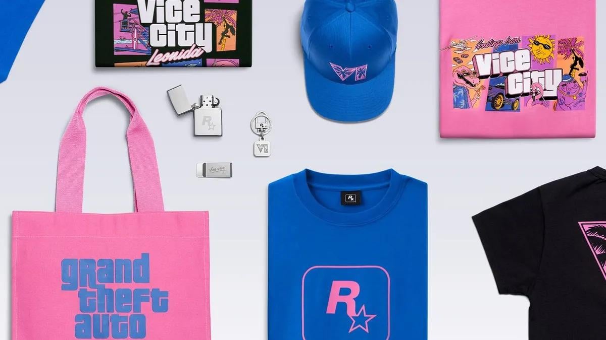 GTA 6, il nuovo merchandise ufficiale porta Vice City nel mondo reale