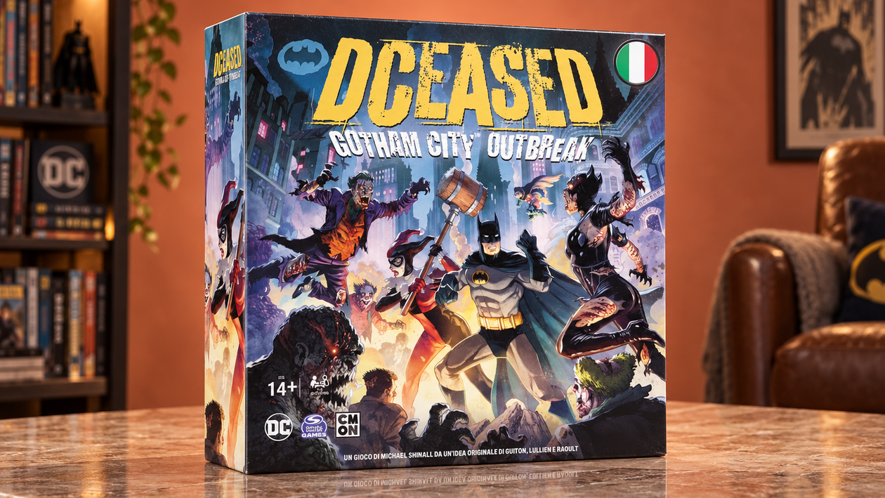 Immagine di Asmodee DCeased a 32,47€, una bella sfida cooperativa per i fan di Batman