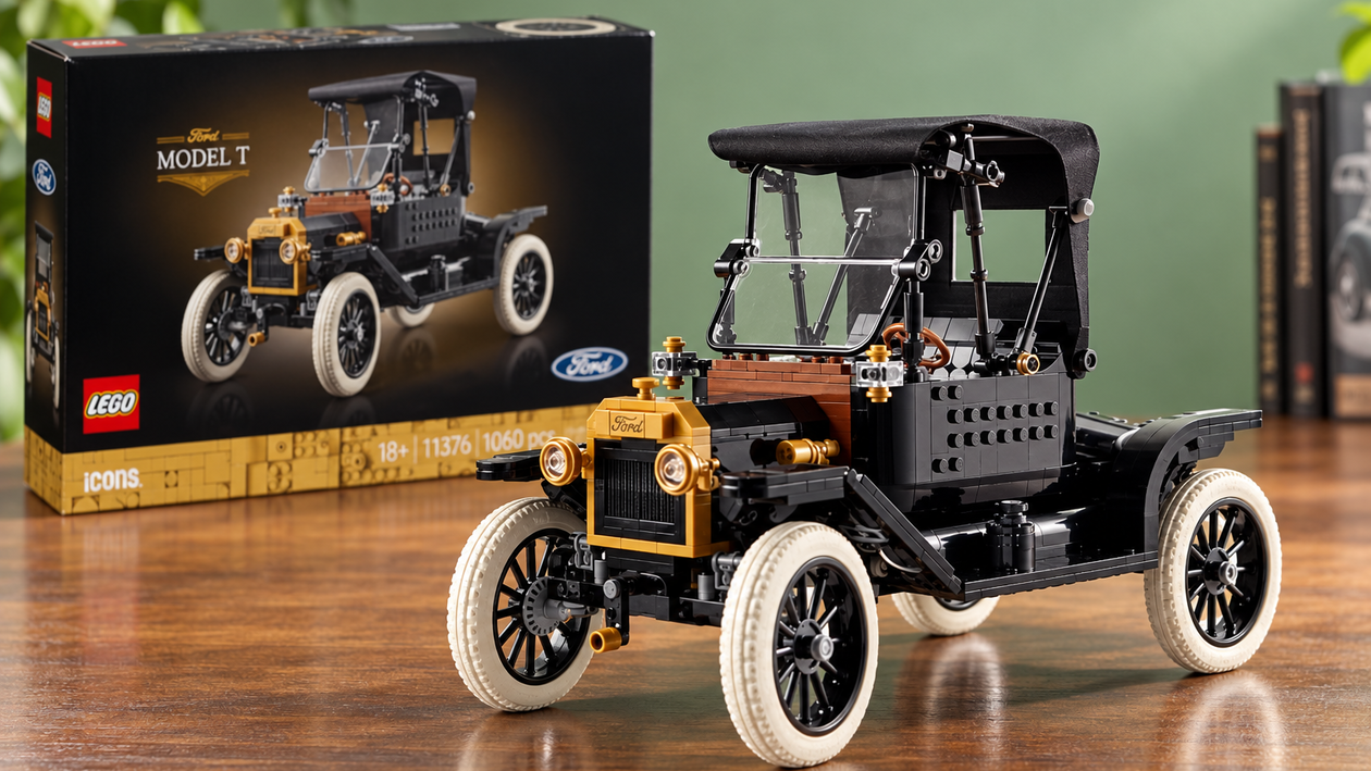Immagine di Con LEGO Icons Ford Model T costruisci una Ford del 1910, ora a 113,42€