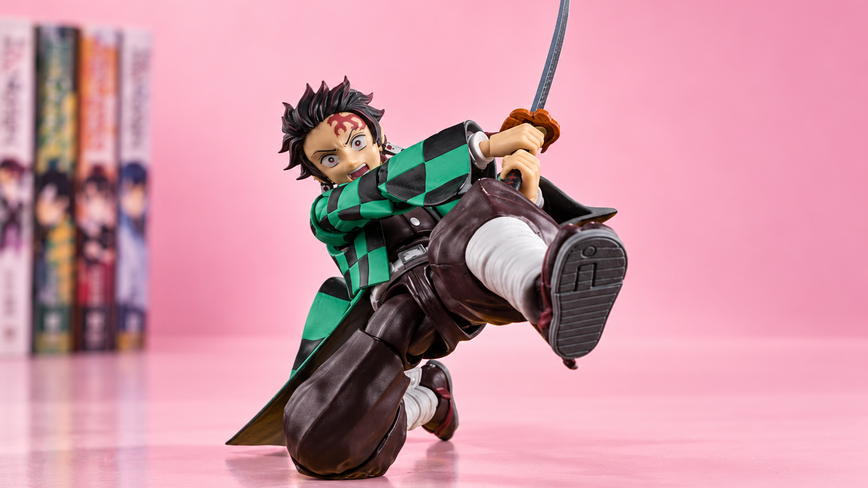 Immagine di Tamashii Nations Tanjiro S.H.Figuarts a 65€, quattro volti per le pose dell’anime