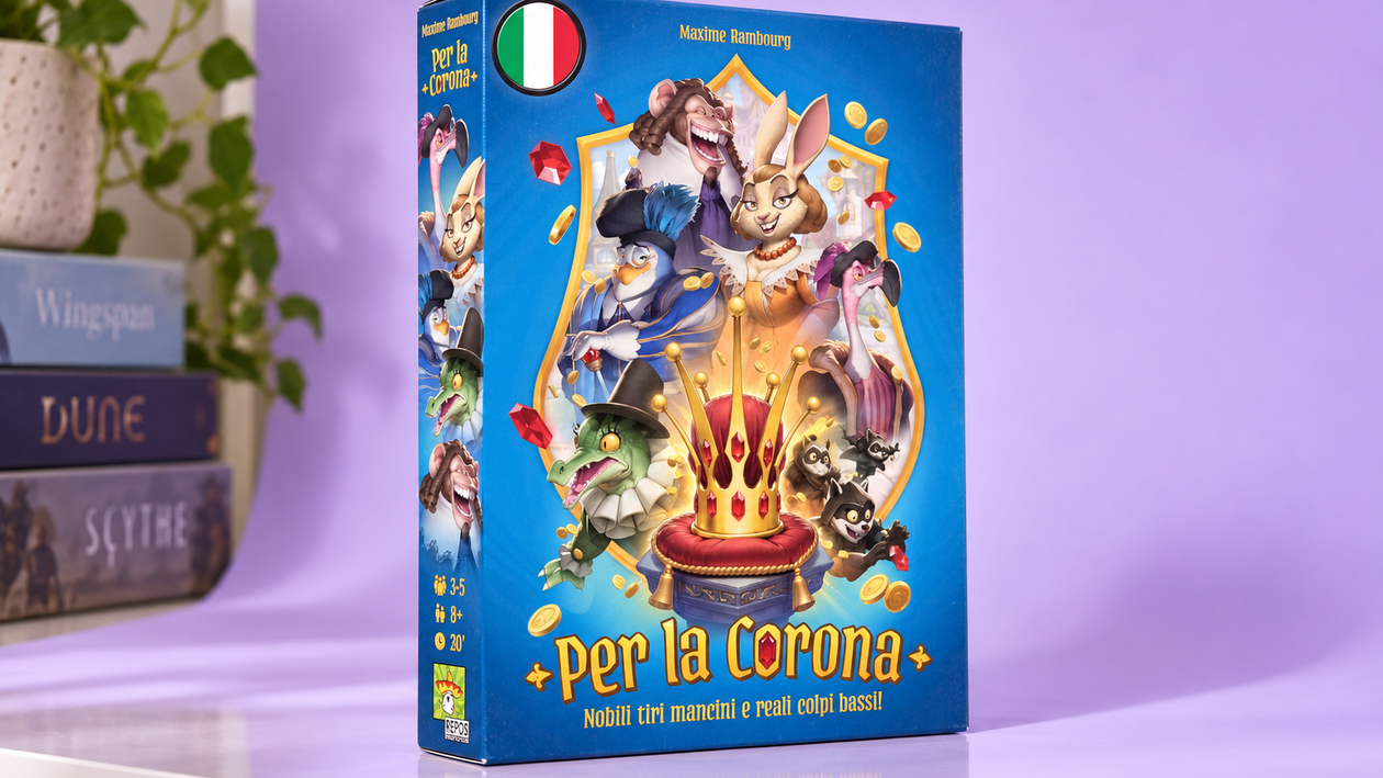Immagine di Asmodee Per la Corona costa 32,48€ e mette alla prova il tuo bluff
