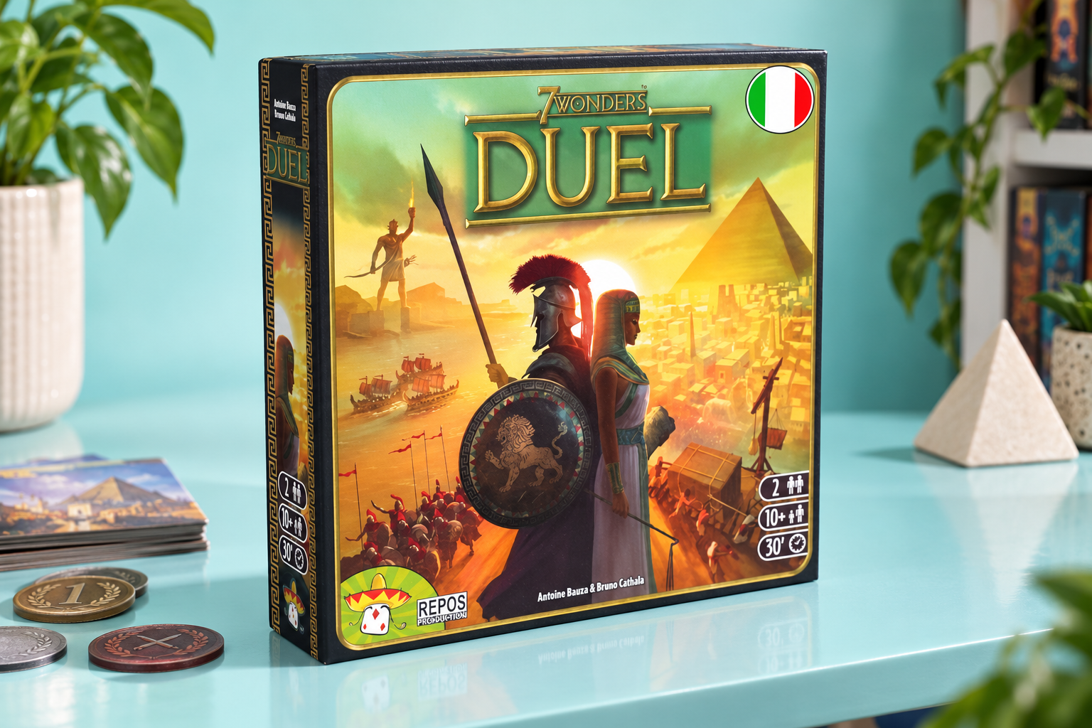 Solo in due? Asmodee 7 Wonders Duel vi sfida per 22,39€
