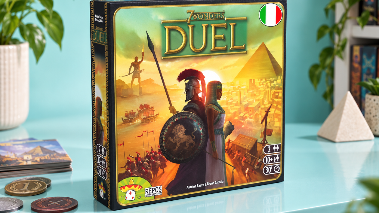 Immagine di Solo in due? Asmodee 7 Wonders Duel vi sfida per 22,39€