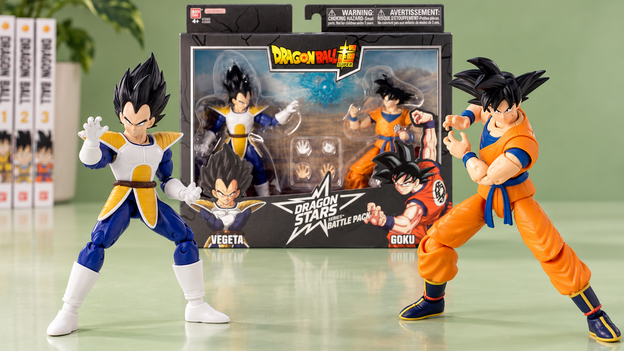 Immagine di Goku e Vegeta in un solo cofanetto Bandai Dragon Stars, ora a 39,99€