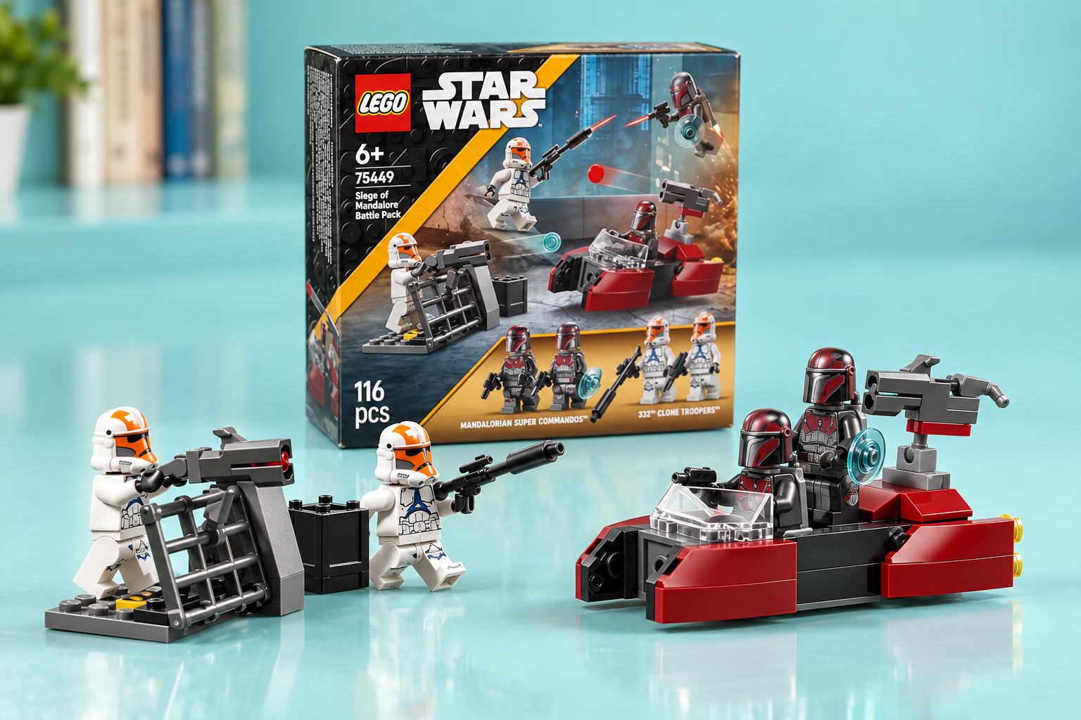 Quattro minifigure a 18,76€ con LEGO Star Wars Assedio di Mandalore