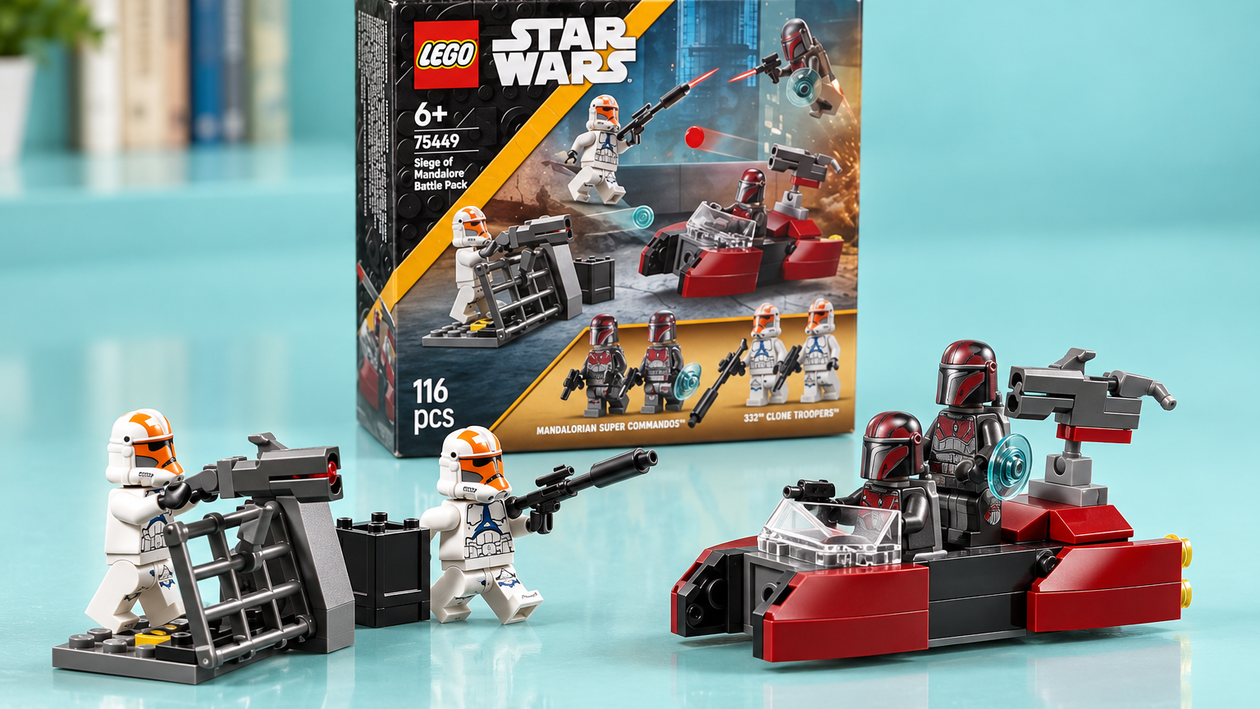 Immagine di Quattro minifigure a 18,76€ con LEGO Star Wars Assedio di Mandalore