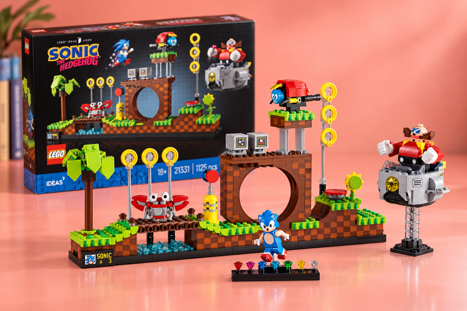 LEGO Sonic Green Hill Zone, nostalgia da costruire ed esporre a 71,71€
