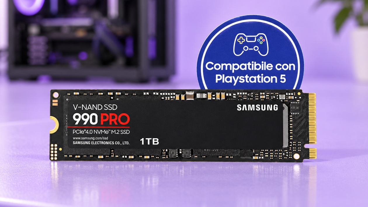 Immagine di Samsung 990 PRO al -41%, 1TB veloce per giochi e montaggio video