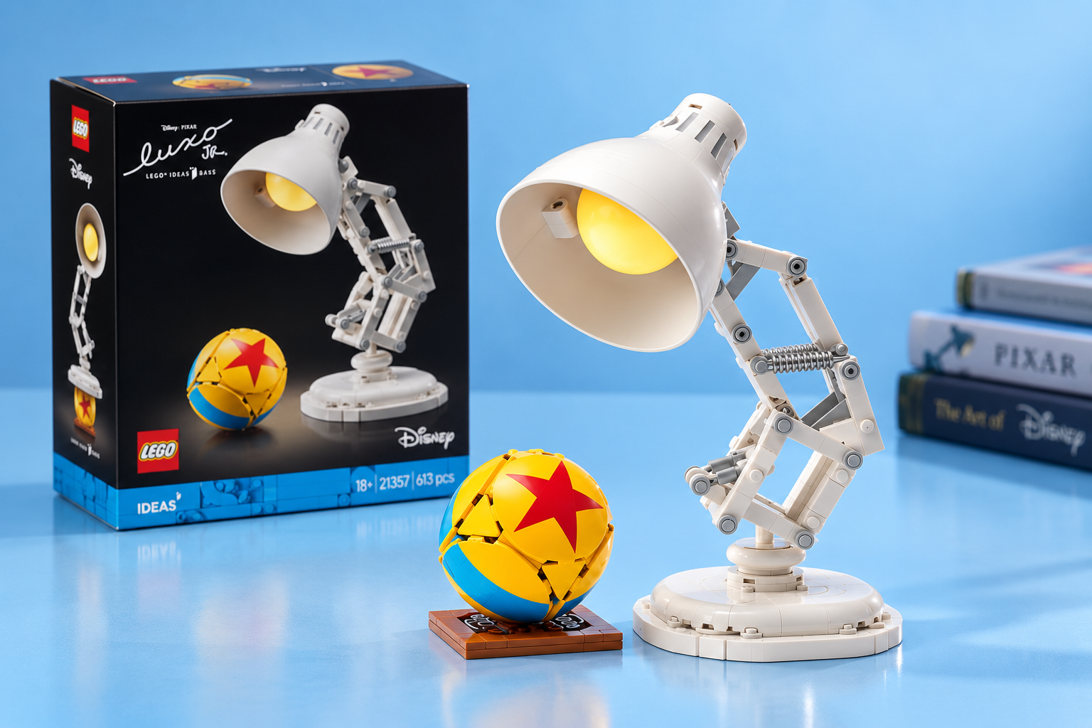 LEGO Pixar Luxo Jr., la lampada da costruire e mettere in posa a 59,97€
