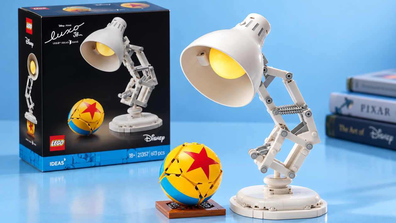Immagine di LEGO Pixar Luxo Jr., la lampada da costruire e mettere in posa a 59,97€