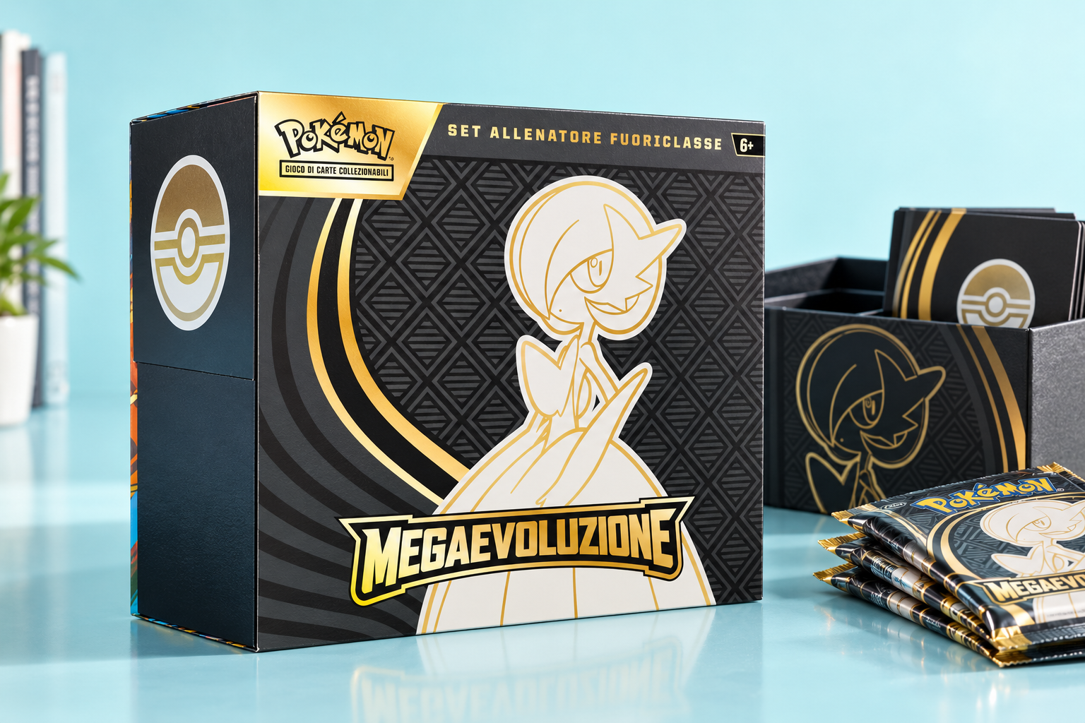 Nove buste Pokémon Megaevoluzione a 50,82€, con promo e cofanetto