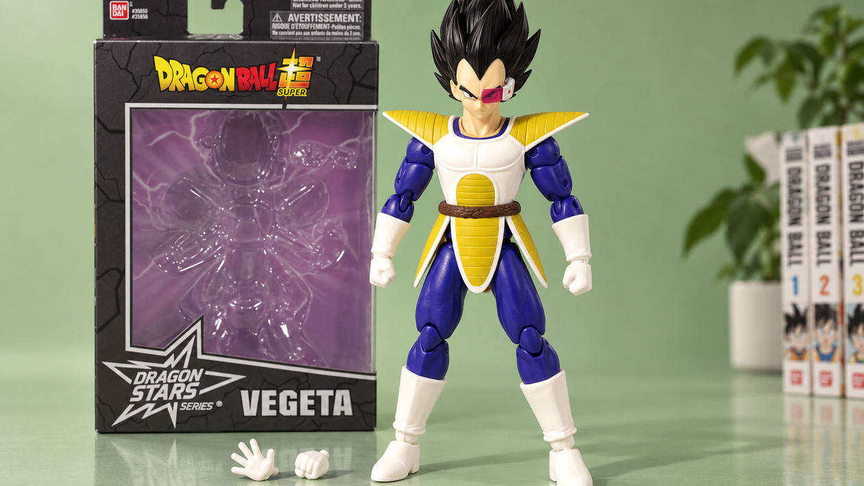 Immagine di Bandai Dragon Stars Vegeta a 19,99€, 17 cm da esporre come vuoi