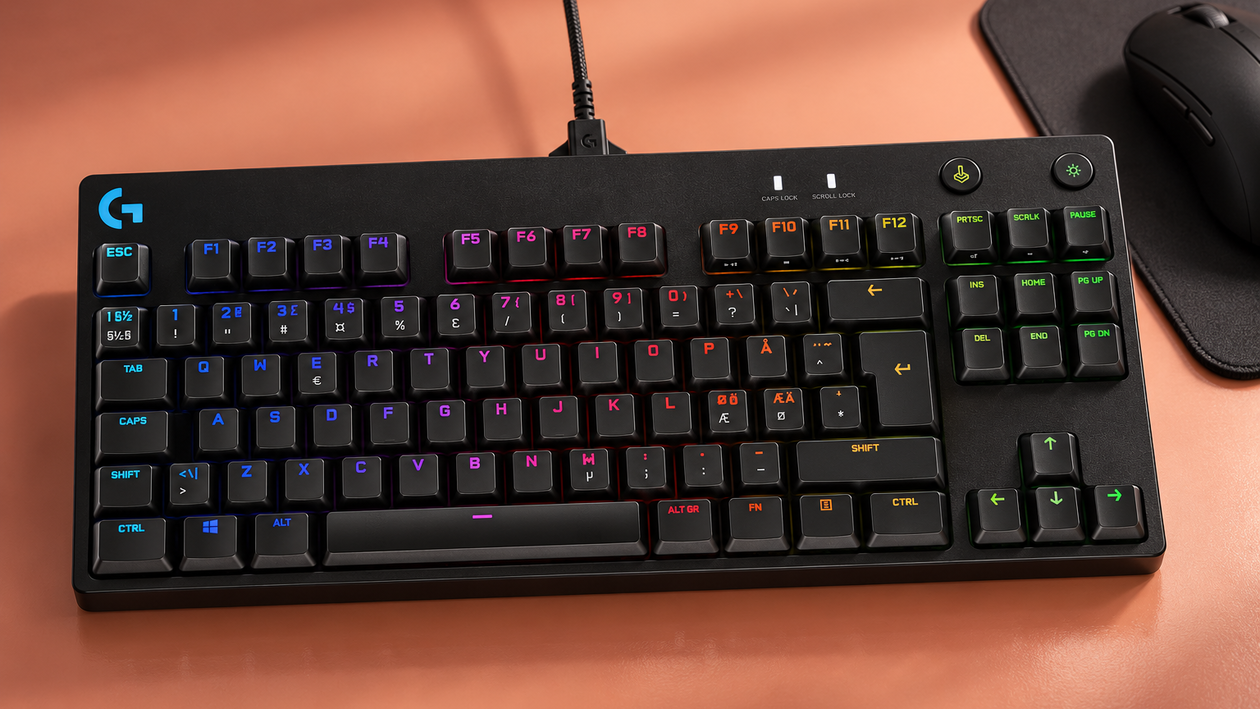 Immagine di Logitech G Pro Tenkeyless: più spazio al mouse, 36% in meno sul prezzo