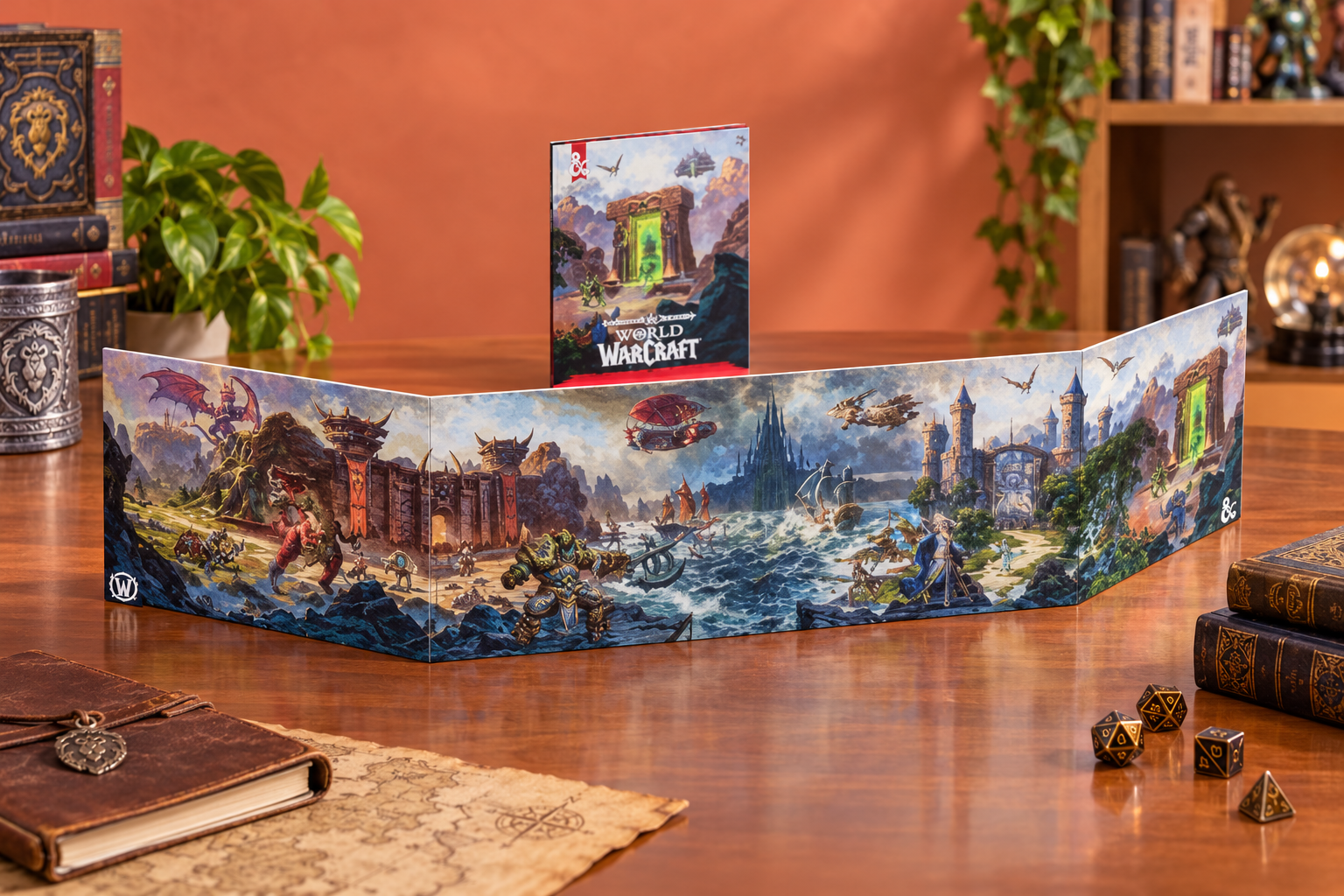 Schermo D&D World of Warcraft a 23,10€, riferimenti pronti per il Dungeon Master