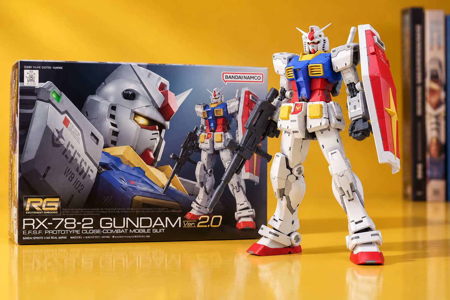 Costruisci il tuo Gundam: Bandai RX-78-2 Ver. 2.0 a 40€ su Amazon