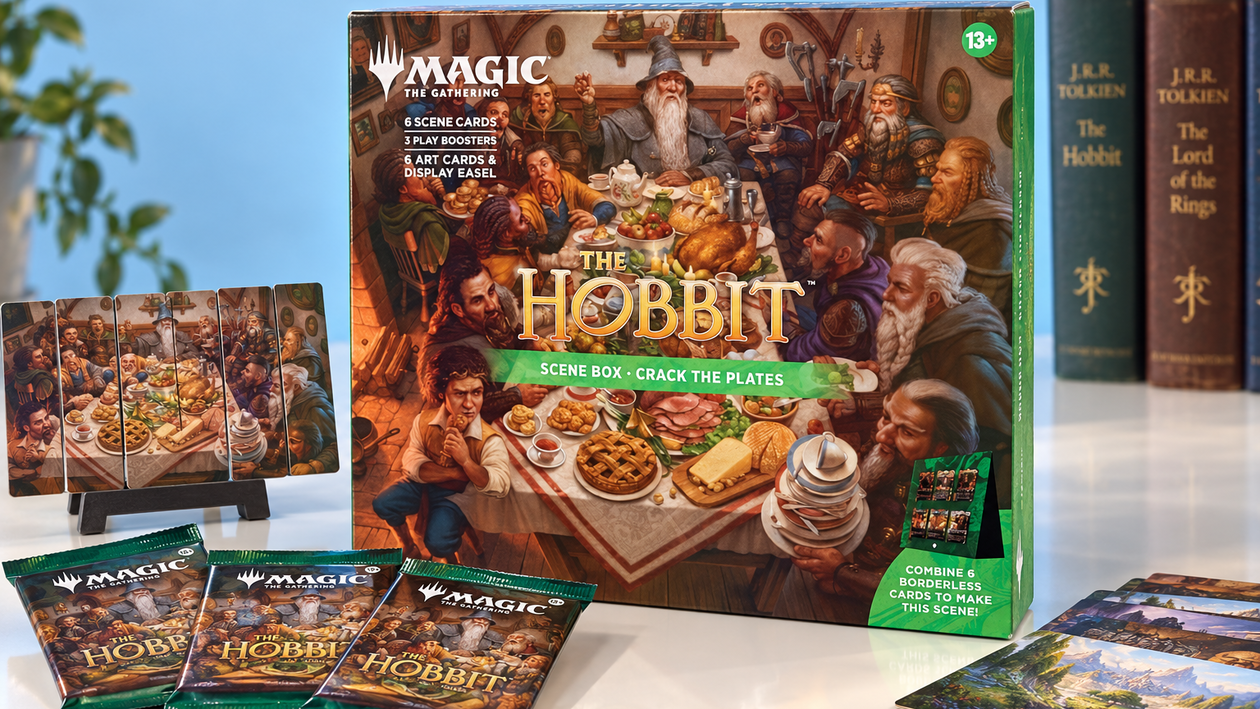 Immagine di Carte Magic Lo Hobbit, 6 foil e 3 buste da regalare a 37,39€